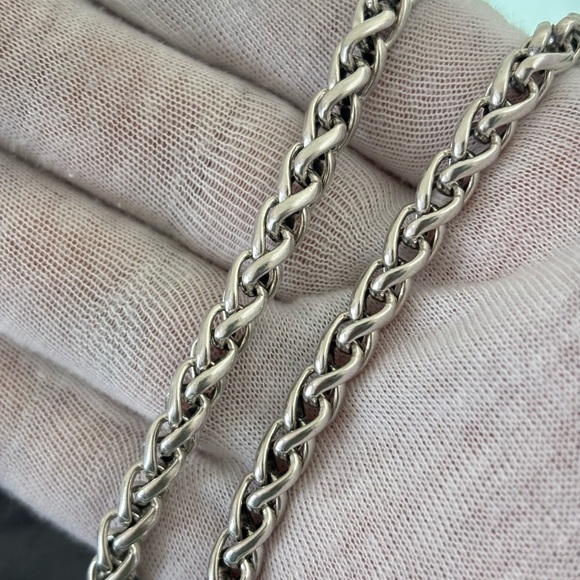 David Yurman 925 & 14k Gold XL Albion Pendant Necklace with Amethyst 16" - Picture 4 of 11